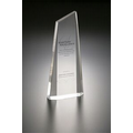 Lucite Tapered Obelisk Embedment Award